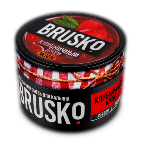 Смесь для кальяна BRUSKO - КЛУБНИЧНЫЙ ДЖЕМ