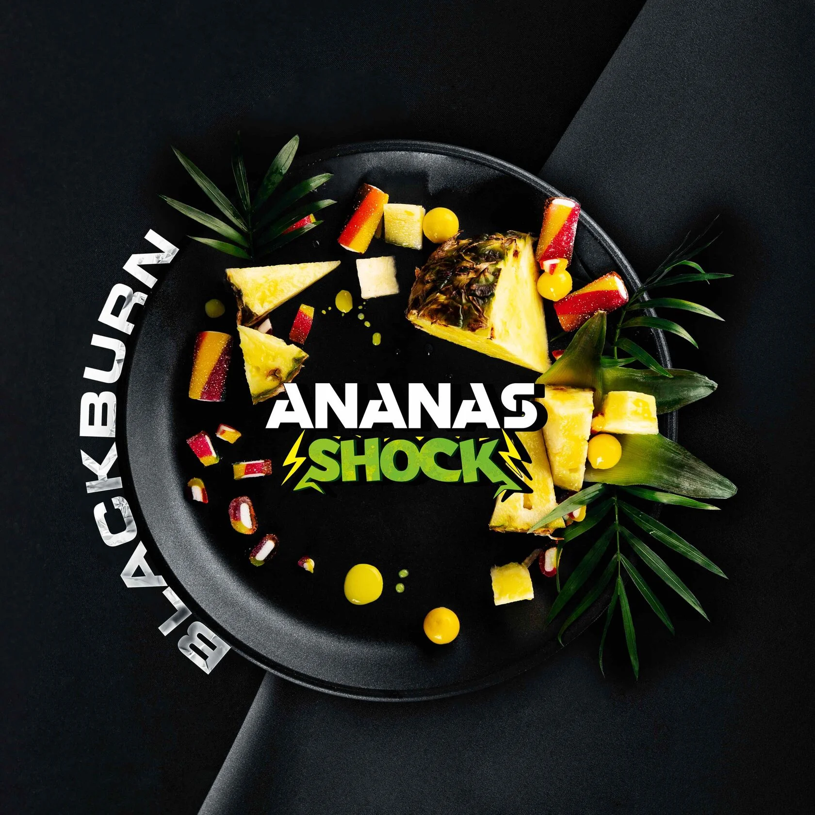 Табак для кальяна BlackBurn 25г - Ananas shock (Кислый Ананас)