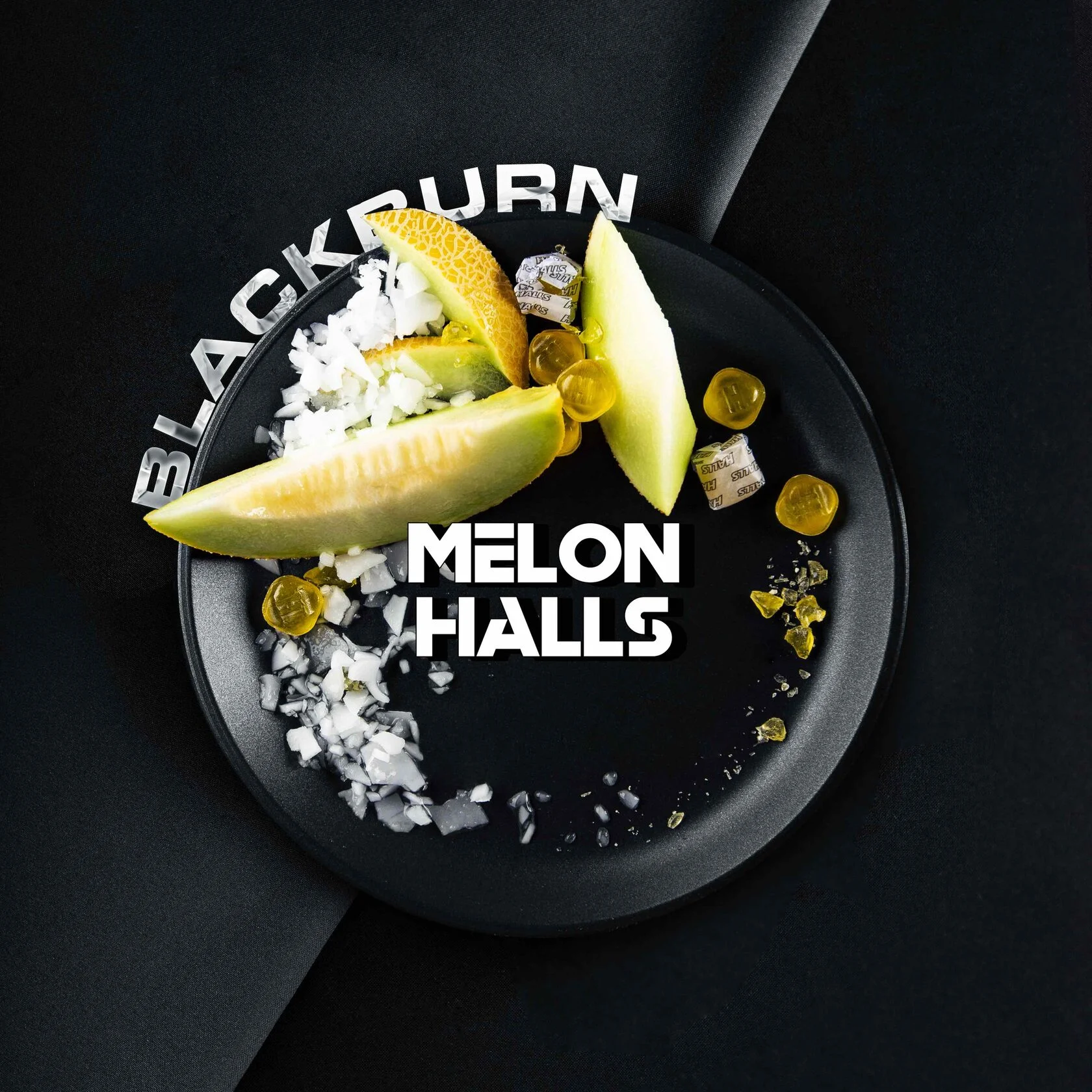 Табак для кальяна BlackBurn 25г - Melon Halls (Дынный Холс)