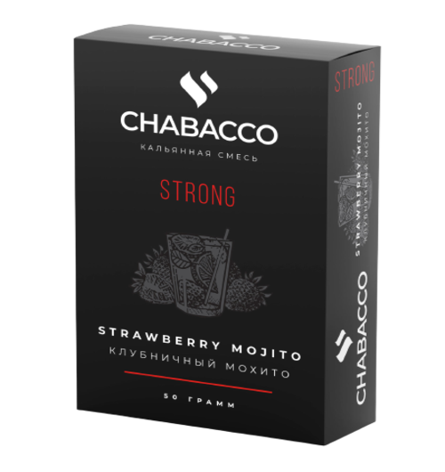 Смесь для кальяна Chabacco Strong - Strawberry Mojito (Клубничный Мохито)