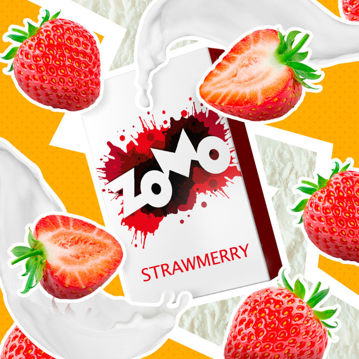 Табак для кальяна Zomo - Strawmerry - Клубника со сливками