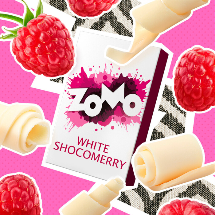 Табак для кальяна Zomo - White Shocomerry - Белый шоколад с малиной
