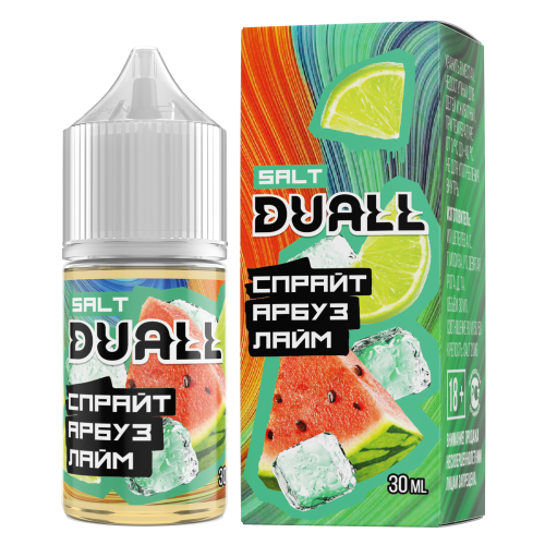 Жидкость DUALL SALT light, 30ml, Спрайт Арбуз Лайм