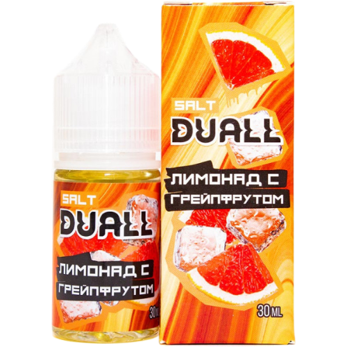 Жидкость DUALL SALT light, 30ml, Лимонад с грейпфрутом