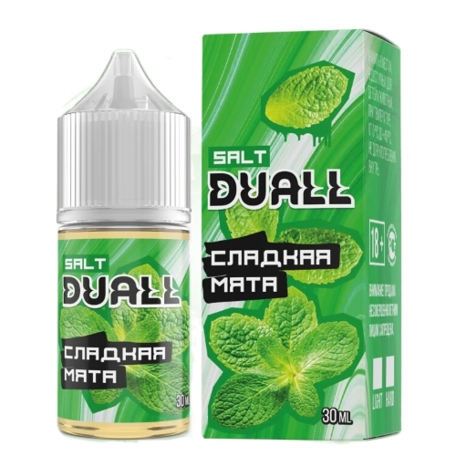 Жидкость DUALL SALT light, 30ml, Сладкая мята