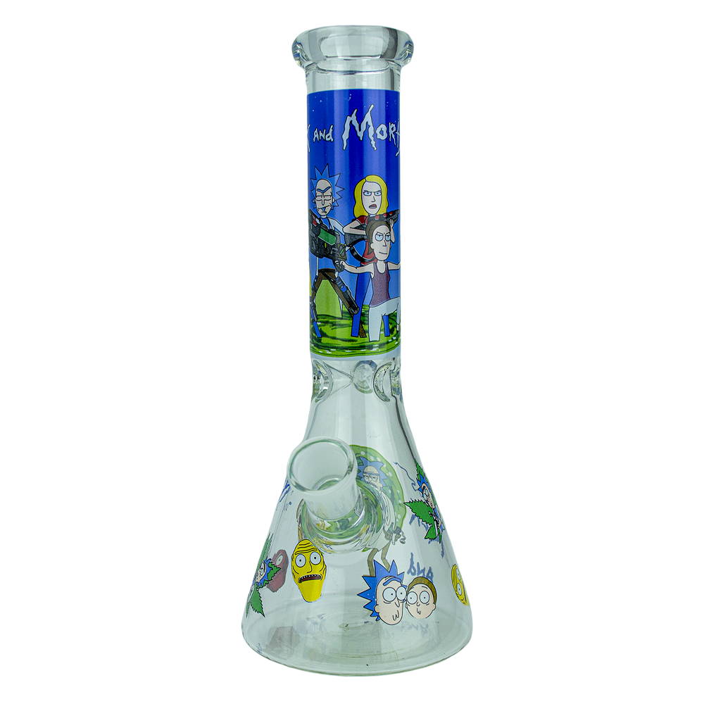 Бонг - Rick Morty Print blue