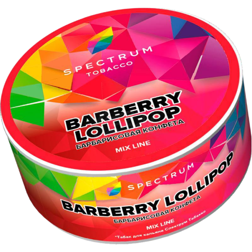 Табак для кальяна SPECTRUM ML 25г - Barberry Lollipop (Барбарисовая конфета)