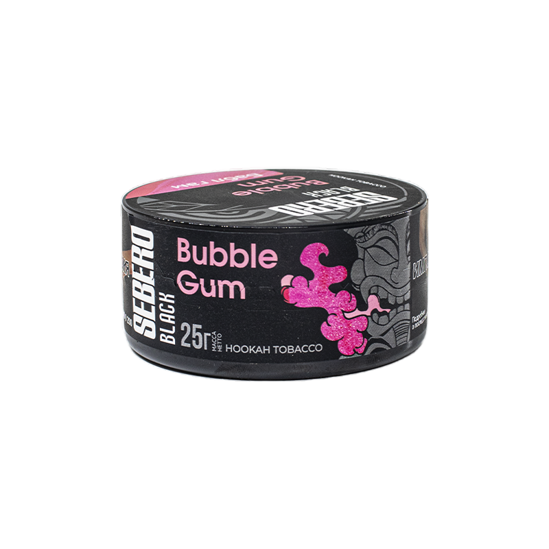 Табак для кальяна SEBERO Black 25г - Bubble Gum (Бабл гам)
