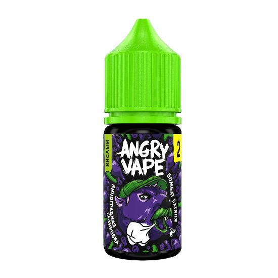 Angry Vape 30 мл 20 мг - Виноградная газировка