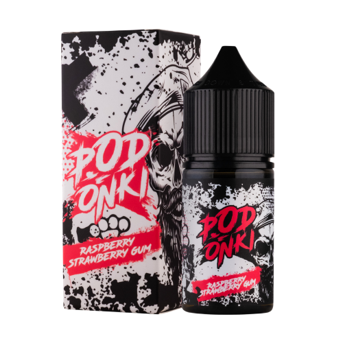 Жидкость PODONKI v1 Raspberry Strawberry Gum 20 ULTRA HARD 30ml salt (Клубнично-малиновая жвачка)