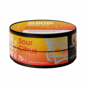 Табак для кальяна SEBERO Arctic Mix 25г — Sour Citrus (Лимон, вишня, ревень, апельсин, арктик)
