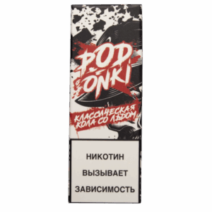 Жидкость PODONKI V1 — Классическая кола со льдом Salt 10 мл 1,8 мг