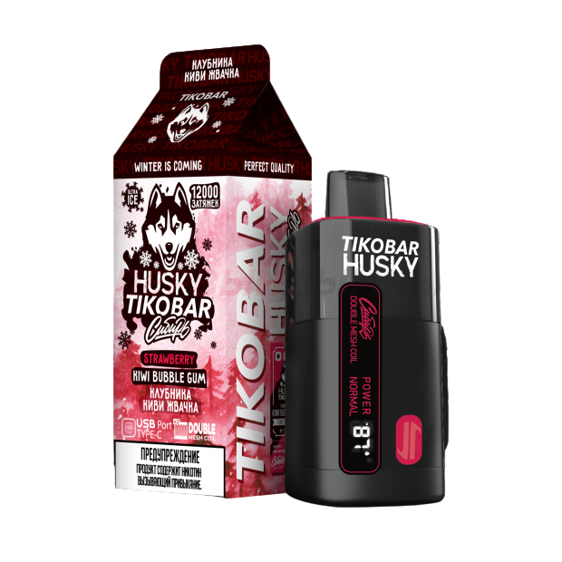 Tikobar Husky Сибирь 12000 Клубника Киви Жвачка