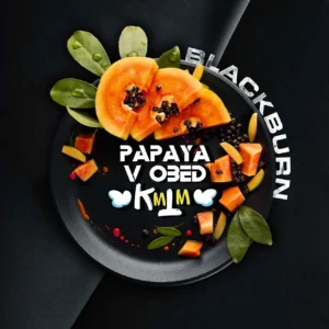 Табак для кальяна BlackBurn 25г — Papaya v Obed (Папайя в Обед)