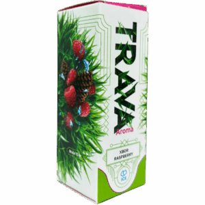 Ароматизатор TRAVA: XBOR RASPBERRY (хвоя малина) 13мл