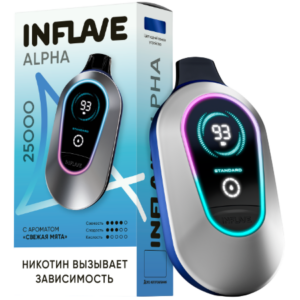 ЭСДН одноразового использования INFLAVE ALPHA Свежая мята