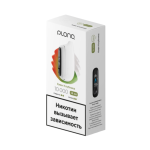 ЭСДН Plonq MAX PRO (до 10 000 затяжек) вкус КИВИ КЛУБНИКА