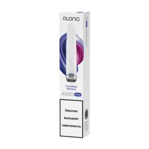 ЭСДН (ДО 4000 ЗАТЯЖЕК) PLONQ PLUS PRO ВКУС: ГОЛУБИКА-МАЛИНА