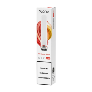 ЭСДН (ДО 4000 ЗАТЯЖЕК) PLONQ PLUS PRO ВКУС: КЛУБНИКА БАНАН