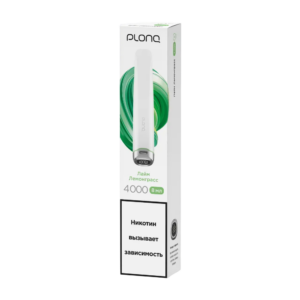 ЭСДН (ДО 4000 ЗАТЯЖЕК) PLONQ PLUS PRO ВКУС: ЛАЙМ-ЛЕМОНГРАСС